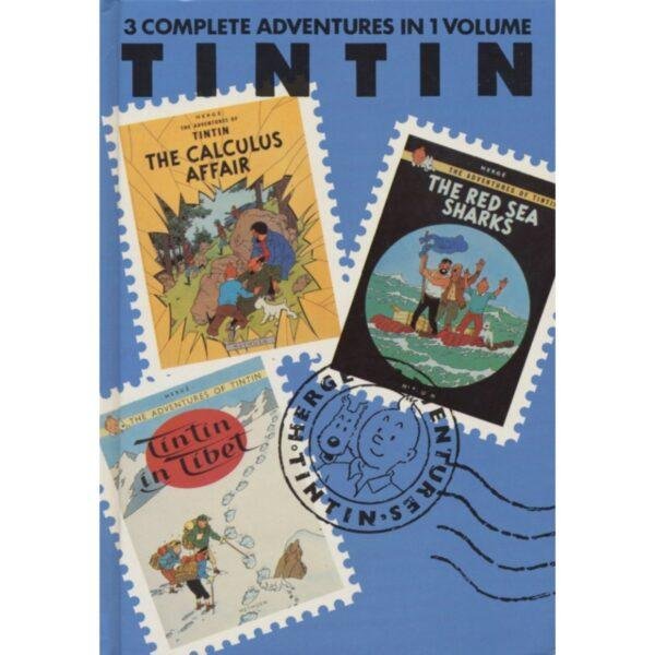 The Adventures of Tintin Volume 6 The Calculus Affair, The Red Sea Sharks, Tintin in Tibet (3 Original Classics in 1 Book)