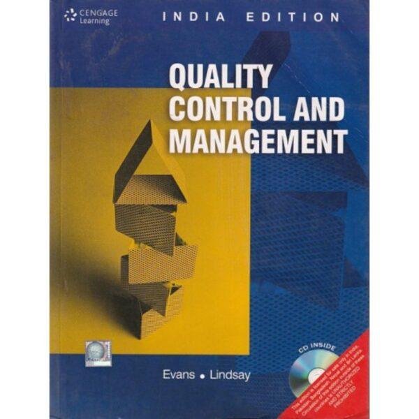 Quality Control and Management by William M Lindsay, James R Evans