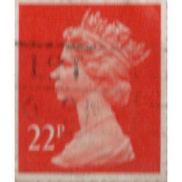 22 Queen Used Stamp