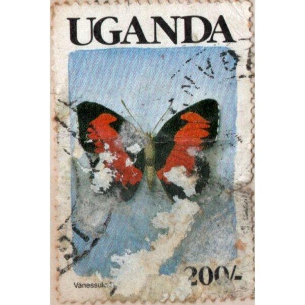 200 Uganda Vanessula Milca Used Stamp
