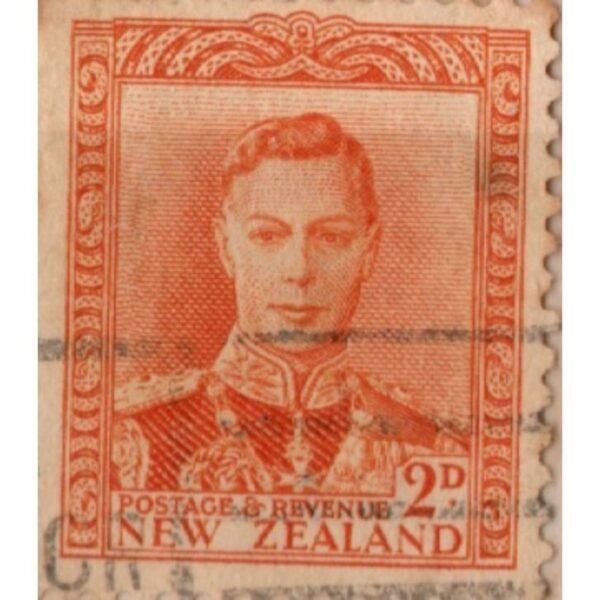 2 New Zealand Postage And Revenue Used Stamp