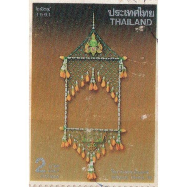 2 1991 Thailand Wiman Phra In Used Stamp
