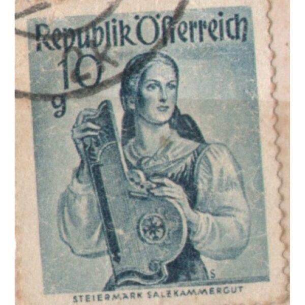 10 Republik Osterreich Steiermark Salzkammergut Used Stamp