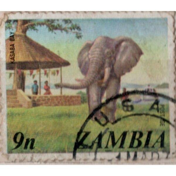 9 Zambia Kasaba Bay Used Stamp