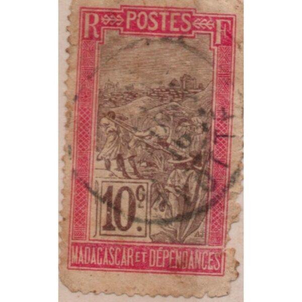10 Madagascar Postage Used Stamp