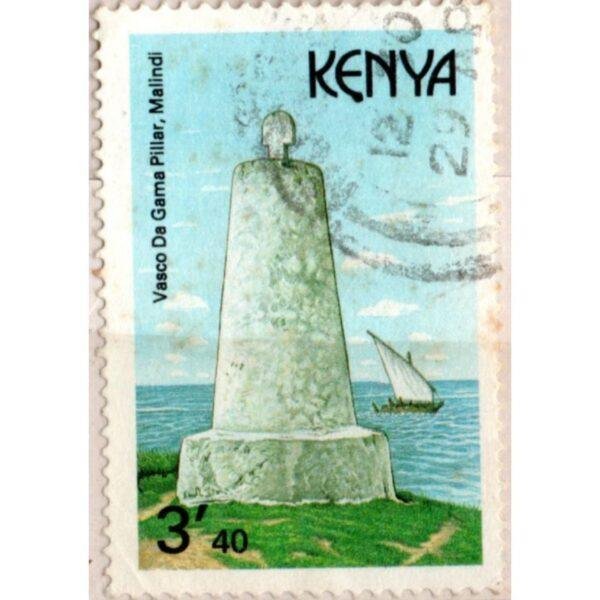 3-40 Kenya Vasco Da Gama Pillar Malindi Used Stamp