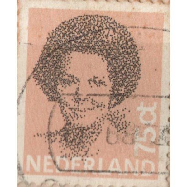 75 Nederland Used Stamp