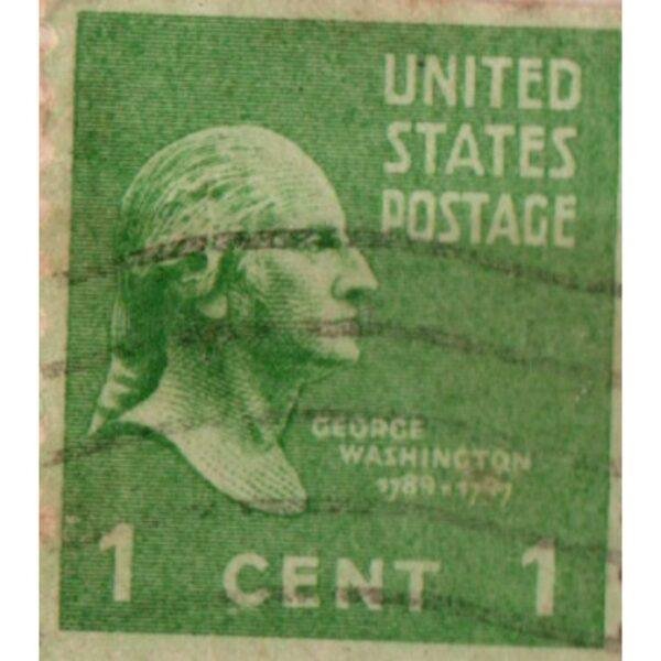 1 United States Postage George Washington Used Stamp