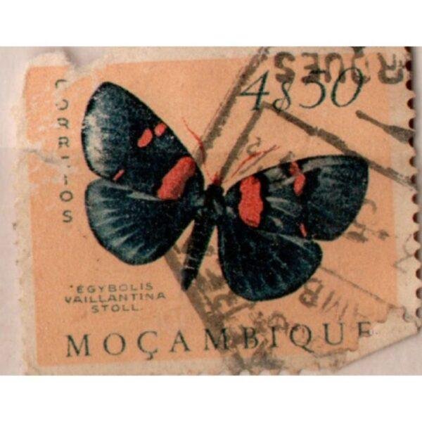 4-50 Mozambique Egybolis Vaillantina Stoll Used Stamp