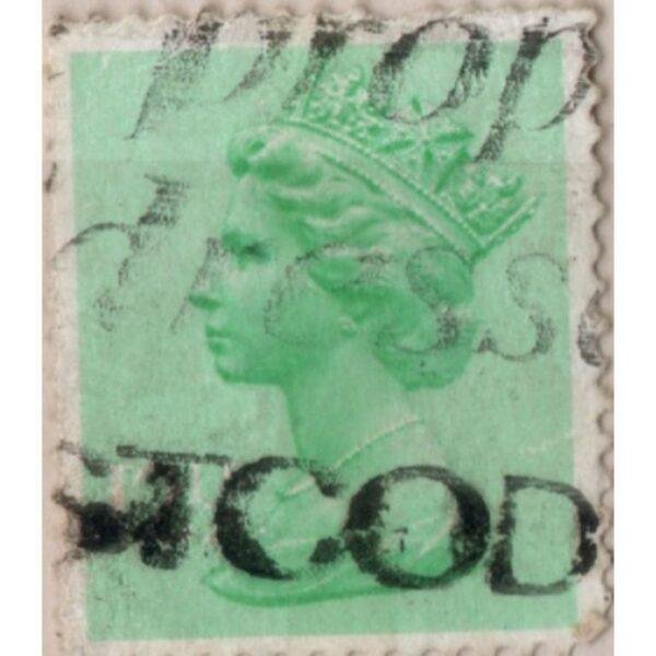 1 Queen Used Stamp (Green)