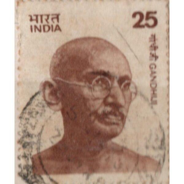 25 India Gandhi Ji Used Stamp