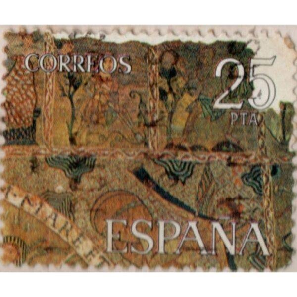 25 Espana Correos Used Stamp