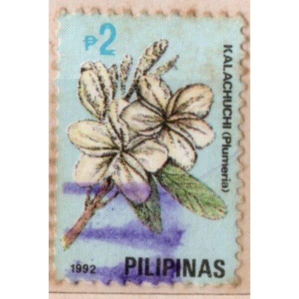 2 Pilipinas Plumeria Used Stamp