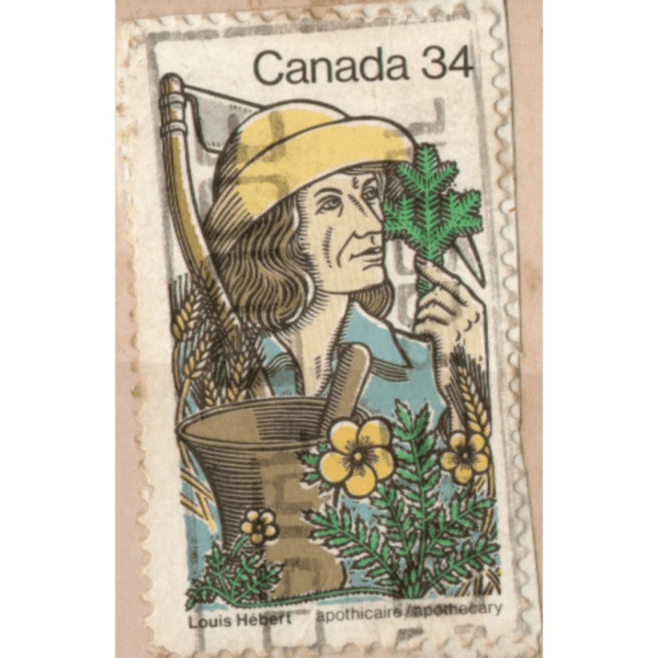 34 Canada Louis Hebert Used Stamp