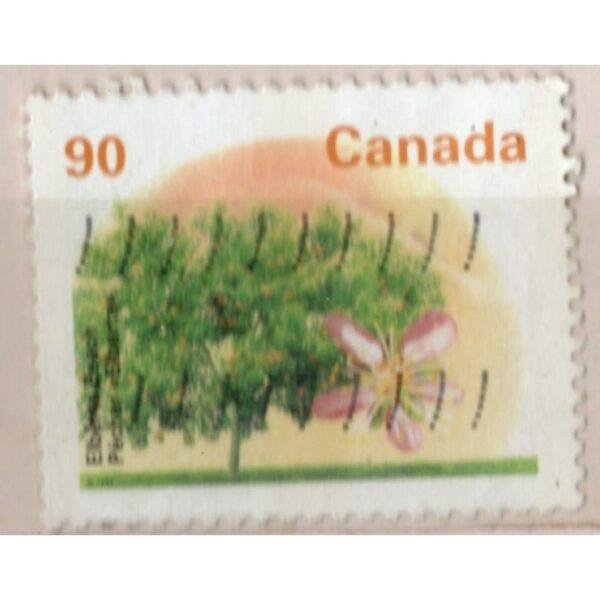 90 Canada Alberta Peach Pecher Used Stamp
