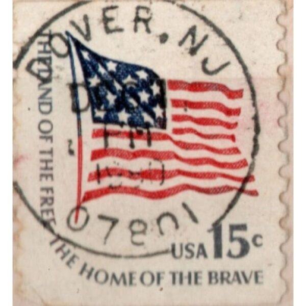15 USA The Land Of The Free The Home Of The Brave Used Stamp