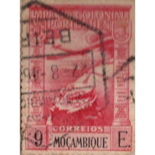 9 Mozambique Correios Used Stamp