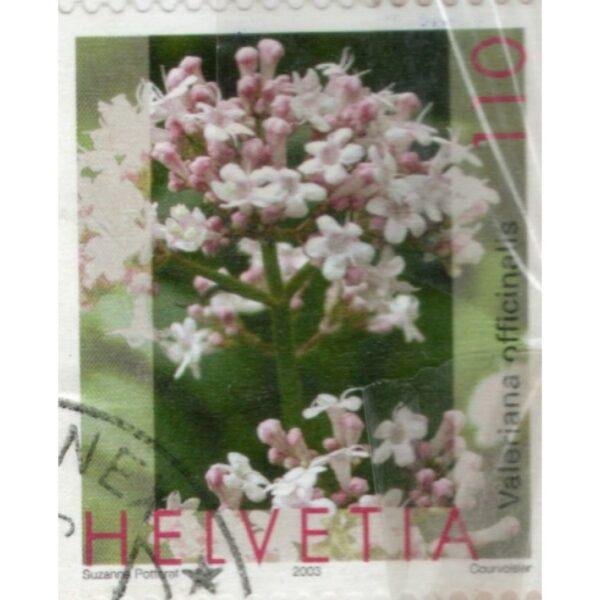 110 Helvetia Valeriana Officinalis Used Stamp