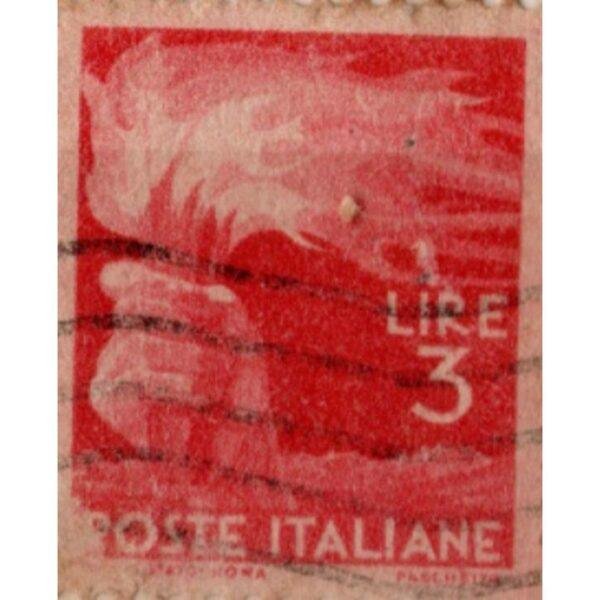 3 Poste Italiane Used Stamp