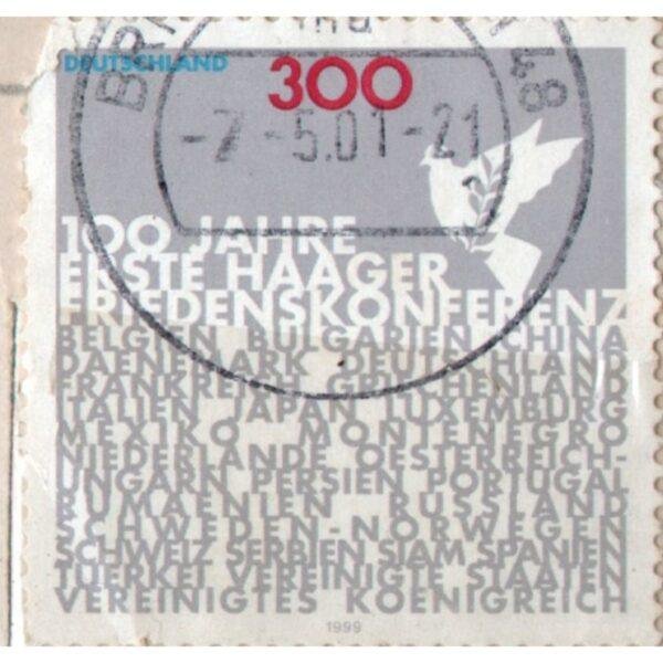 300 Deutschland 1999 Used Stamp