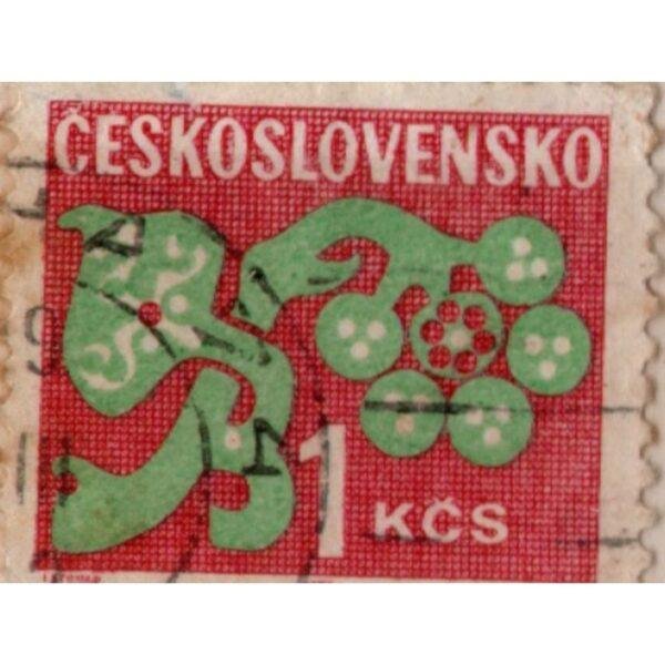 1 Ceskoslovensko Used Stamp