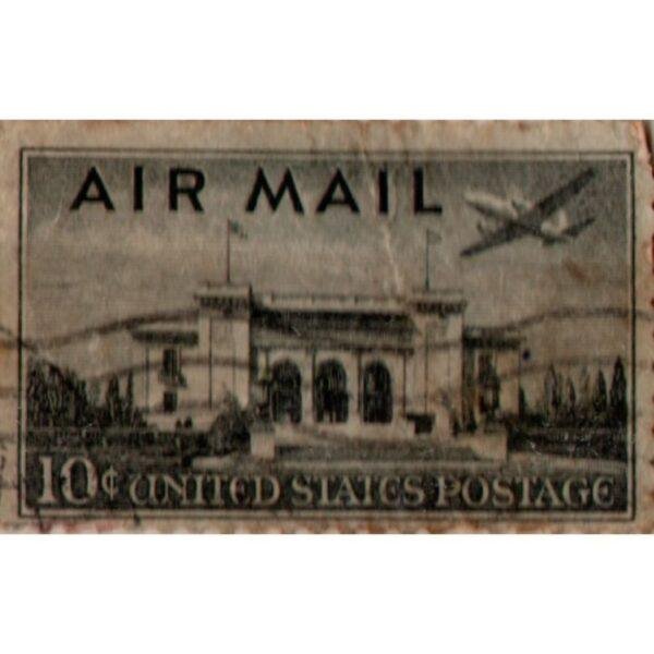 10 United States Postage Air Mail Used Stamp