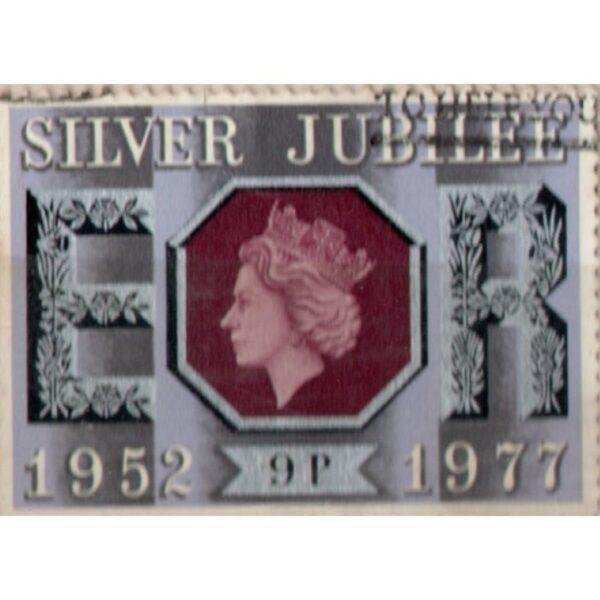 9 Silver Jubilee 1952-1977 Used Stamp