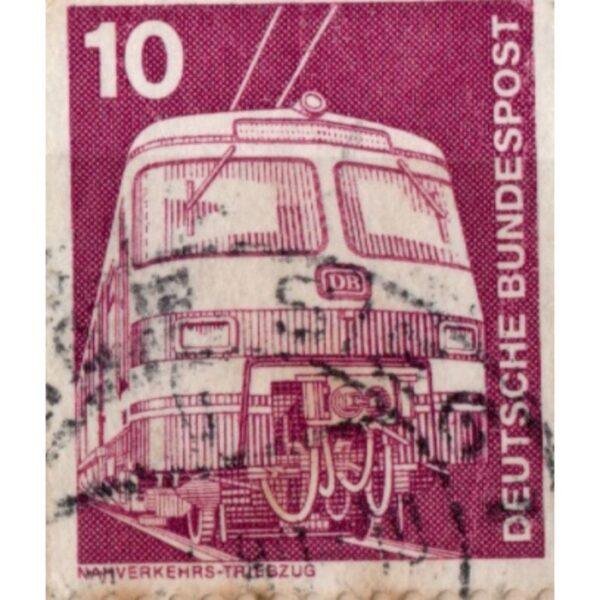 10 Deutsche Nahverkehrs Trieszug Used Stamp