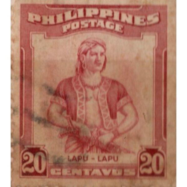 20 Philippines Lapu Used Stamp