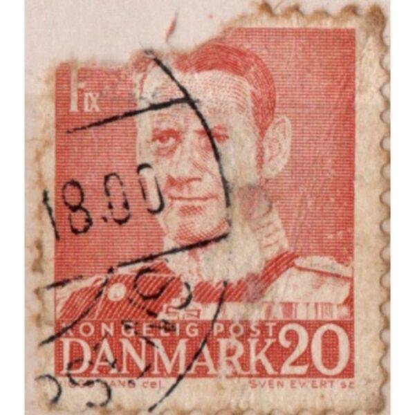 20 Danmark Kongelig Post Used Stamp