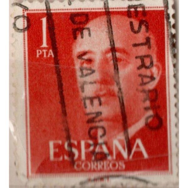 1 Espana Correos Used Stamp