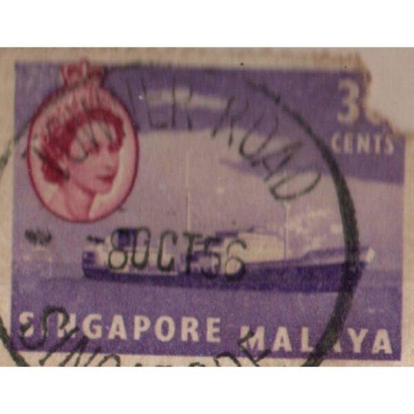 30 Singapore Malaya Used Stamp