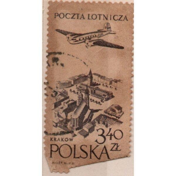 340 Polska Krakow Used Stamp