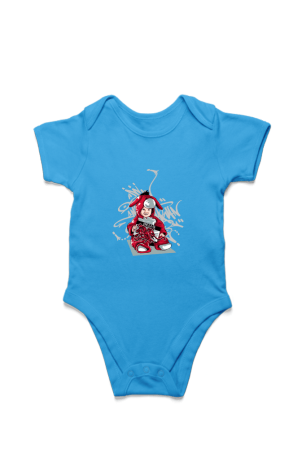 Graphic Printed Unisex Kids Rompers