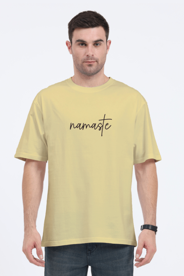 Namaste Printed Unisex Oversized Classic T-Shirt