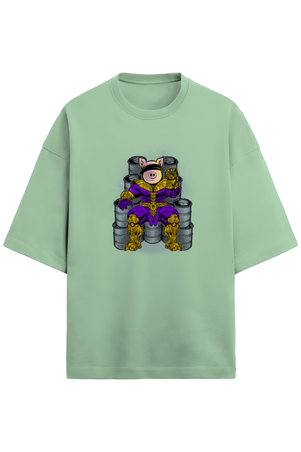 Graphic Printed Unisex Oversized Cotton T-Shirt