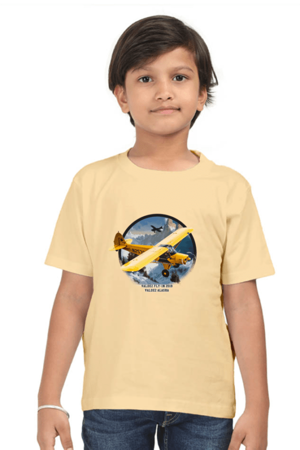 Graphic Printed Round Neck Half Sleeve Cotton T-Shirt for Boy