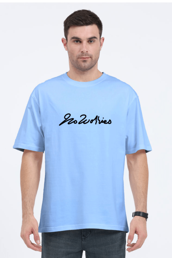 No Warries Printed Unisex Oversized T-Shirt