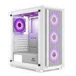 ANT Esports SX7 Mid Tower ARGB Gaming Cabinet White