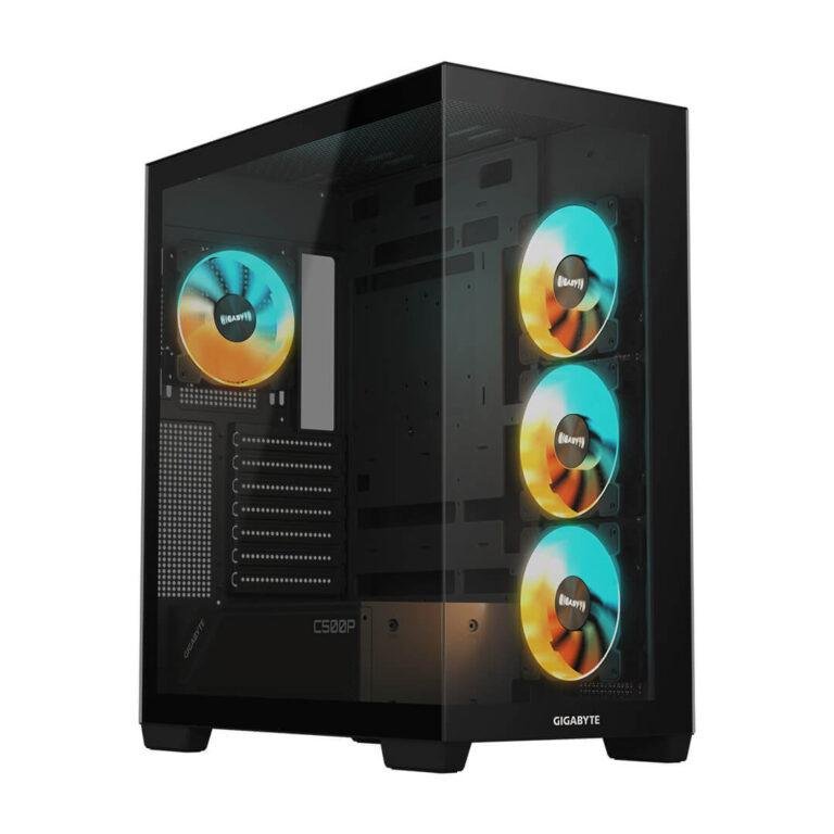 Gigabyte C500 Panoramic Stealth Gaming Cabinet Black