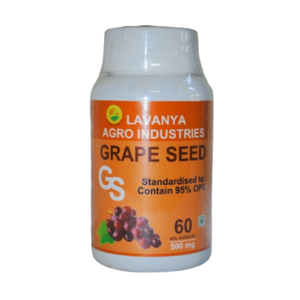 Lavanaya Grape Seed Extract Capsules 500mg (60 Nos)